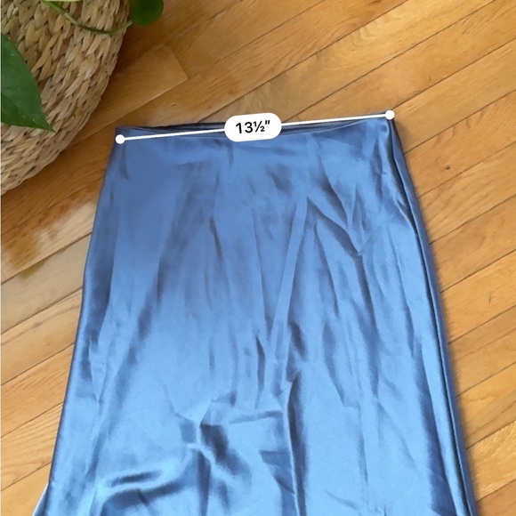 SHEIN Purple Asymmetrical Midi A-Line Skirt - Picture 6 of 6